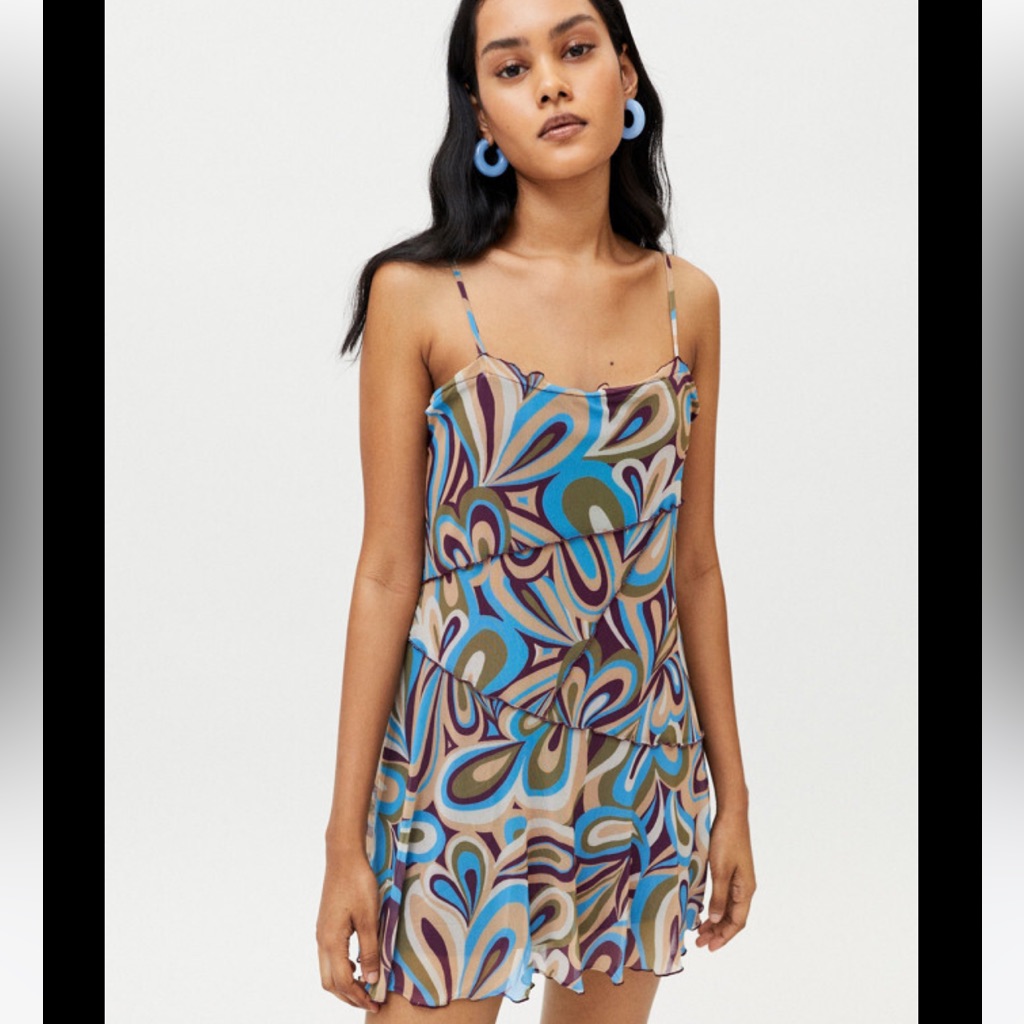 uo moxie mesh mini slip dress Urban Outfitters | Dresses | Nbw Uo Moxie Mesh Mini Slip Dress Size M Color  Bluepurple